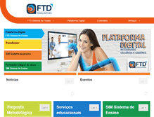 Tablet Screenshot of ftdsistemadeensino.com.br